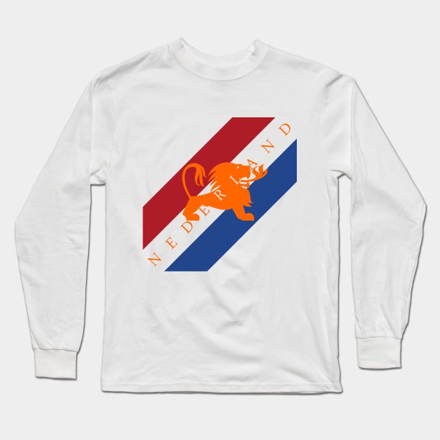 Nederland Long Sleeve T-Shirt by JohnLucke